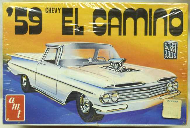 AMT 1/25 1959 Chevrolet El Camino - Stock or Custom, T398 plastic model kit